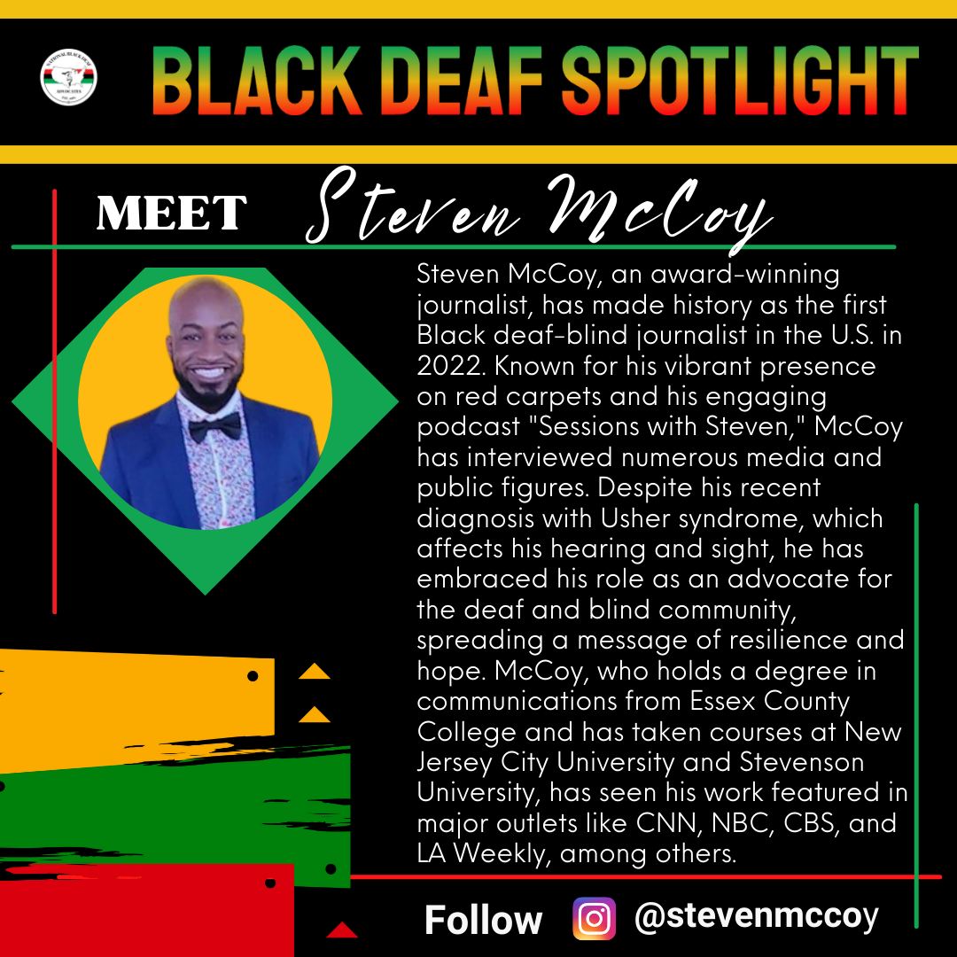 Black Deaf Spotlight - Steven McCoy